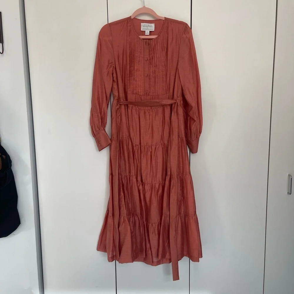 Anthropologie Agosta Tiered Maxi Dress NWOT Size XS - Picture 5 of 10